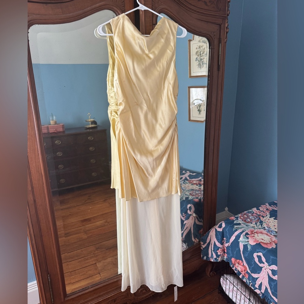 Reformation Logan silk dress NWT